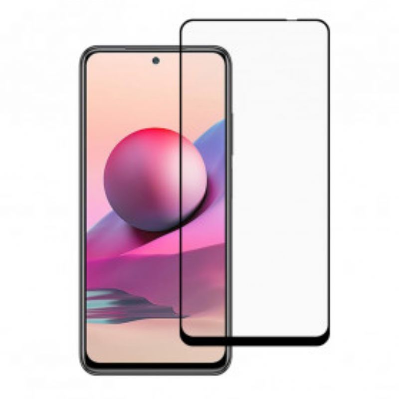 Προστατευτικό Οθόνης Xiaomi Redmi Note 10/10S/Poco M5S Από Μαύρη Άκρη Από Σκληρυμένο Γυαλί